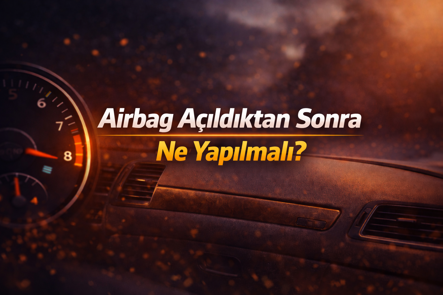 Airbag Açıldıktan Sonra Ne Yapılmalı?