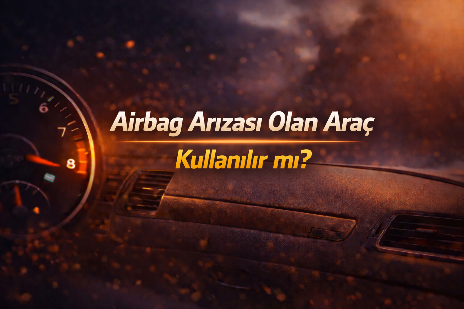 Airbag Arızası Olan Araç Kullanılır mı?