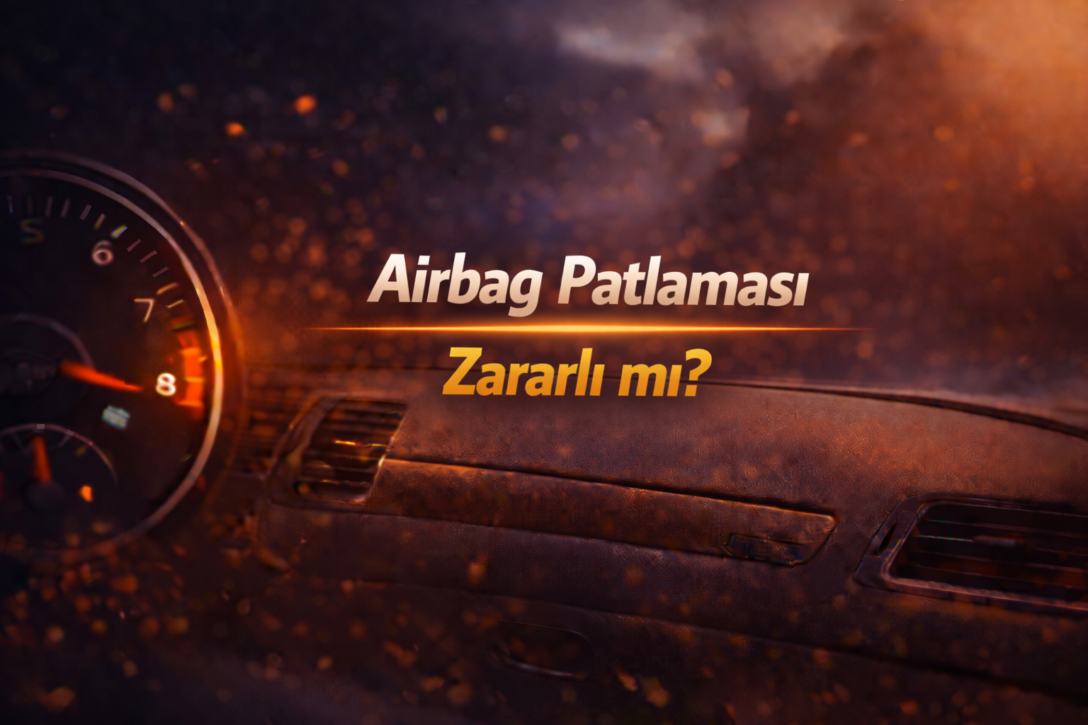 Airbag Patlaması Zararlı mı?