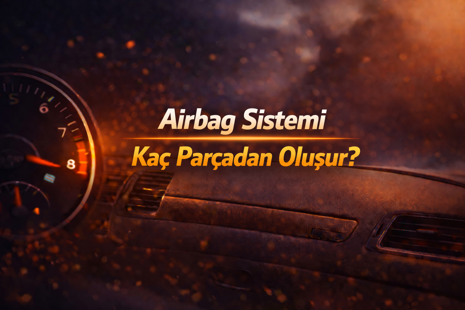 Airbag Sistemi Kaç Parçadan Oluşur?