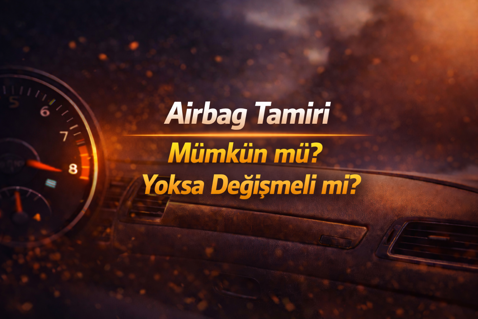 Airbag Tamiri Mümkün mü? Yoksa Değişmeli mi?