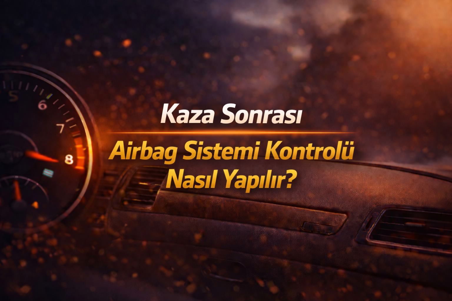 Kaza Sonrası Airbag Sistemi Kontrolü Nasıl Yapılır?